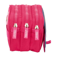 Estojo Benetton Cherry Cereja Azul Marinho 21,5 x 10 x 8 cm