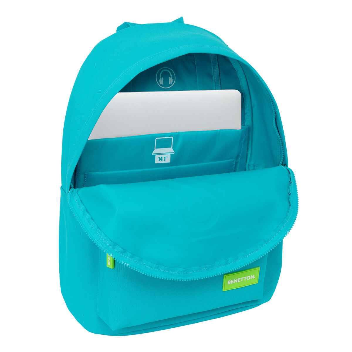 Mochila para notebook Benetton benetton Azul 31 x 41 x 16 cm