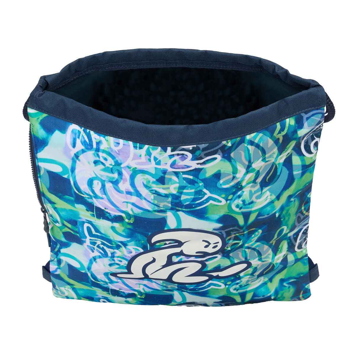 Saco Mochila com Cordas El Niño Kook Azul Marinho 35 x 40 x 1 cm