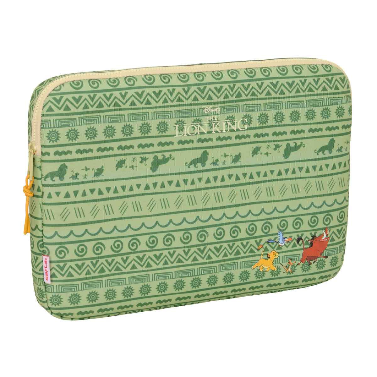 Capa para Portátil Mufasa Verde Bege 15,6'' 39,5 x 27,5 x 3,5 cm
