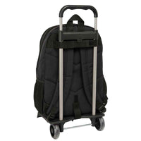 Mochila Escolar com Rodas Munich Lagoon Preto 32 x 44 x 16 cm