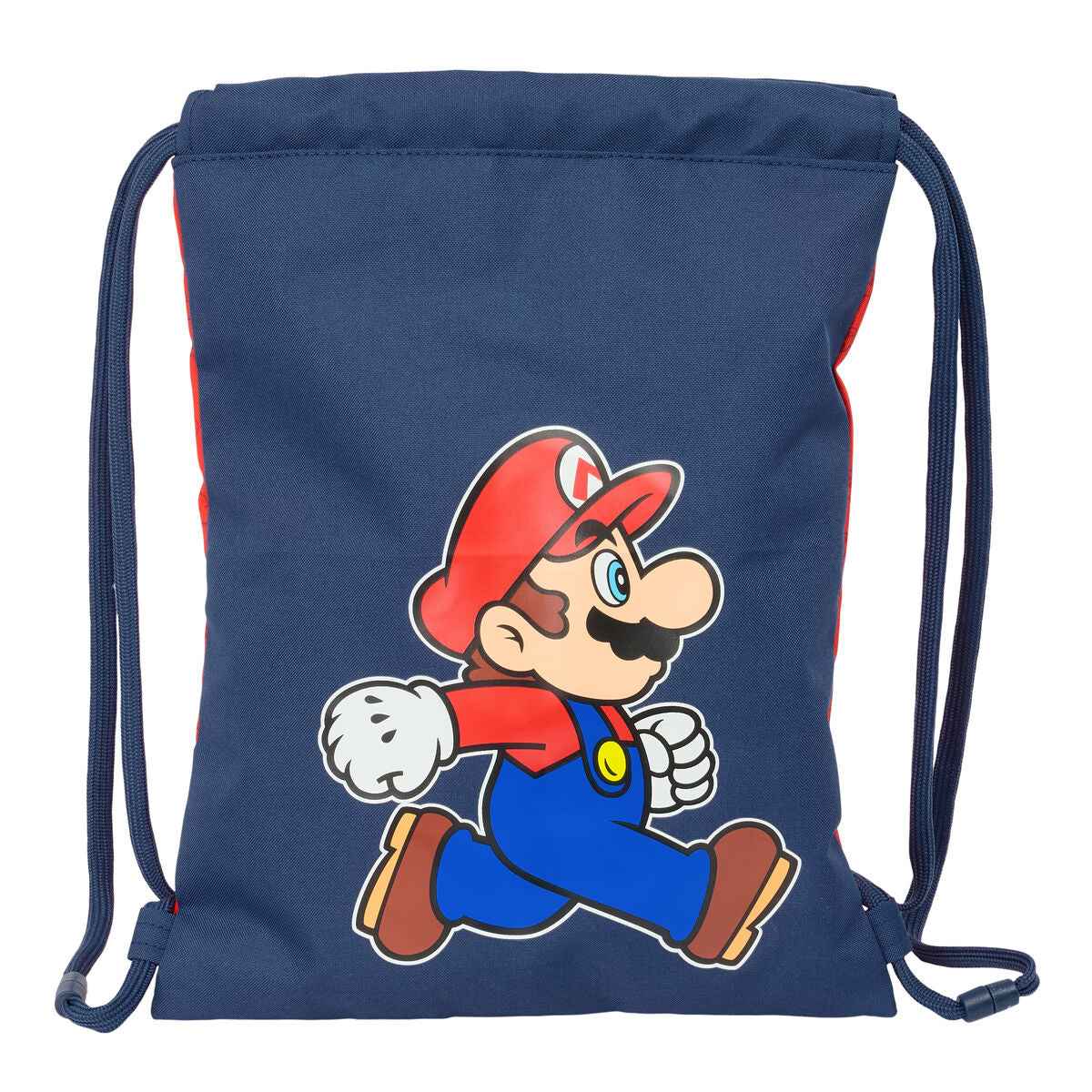 Saco Mochila com Cordas Super Mario Trick Vermelho Azul escuro 26 x 34 x 1 cm
