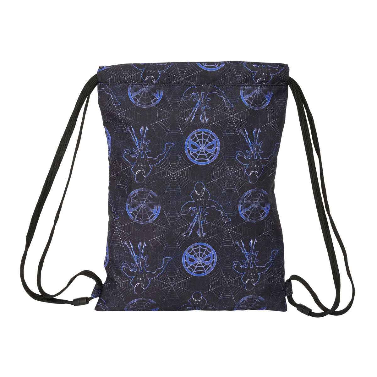 Saco Mochila com Cordas Spider-Man Attack Preto 26 x 34 x 1 cm
