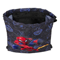 Saco Mochila com Cordas Spider-Man Attack Preto 26 x 34 x 1 cm