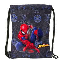 Saco Mochila com Cordas Spider-Man Attack Preto 26 x 34 x 1 cm