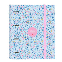 Pasta com argolas Vicky Martín Berrocal Paraíso Azul Cor de Rosa 27 x 32 x 3.5 cm