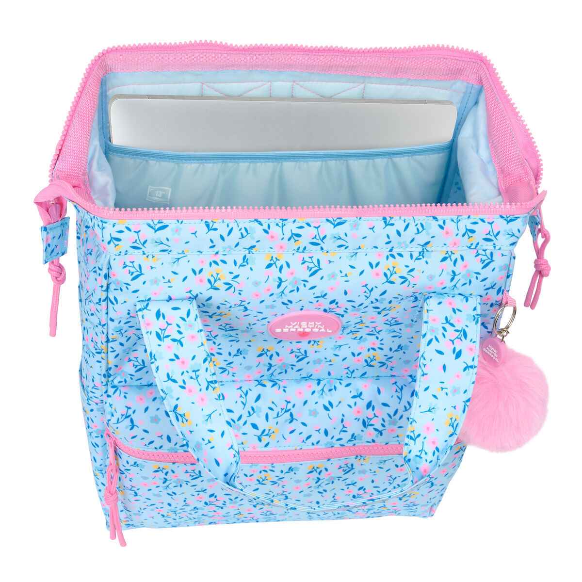 Mochila para notebook Vicky Martín Berrocal vmb Azul Cor de Rosa 27 x 40 x 19 cm