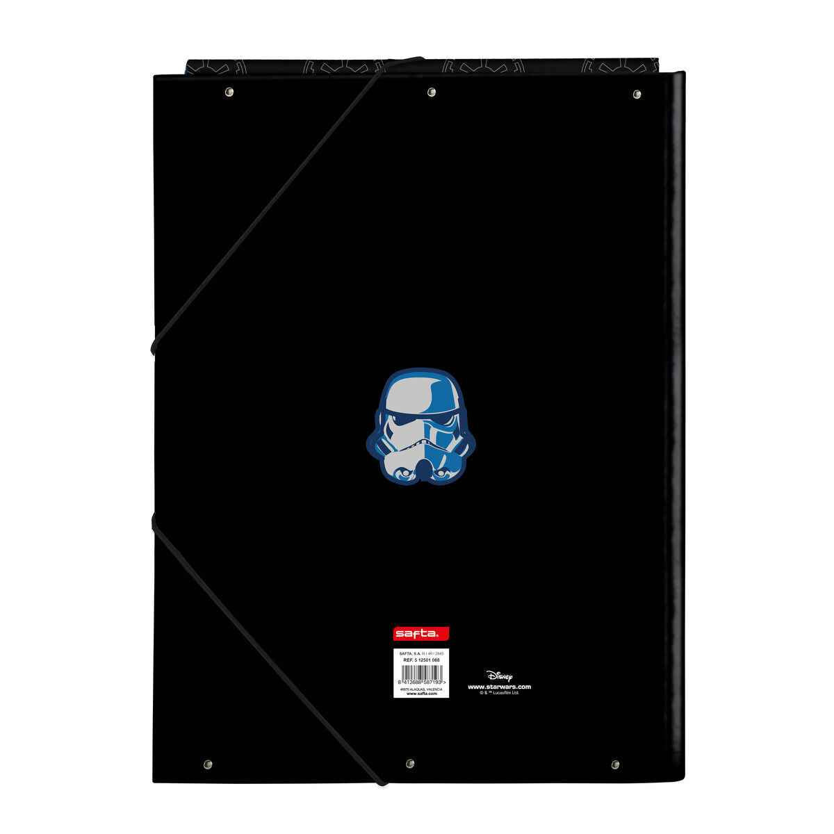 Pasta com argolas Star Wars Rebellion Preto A4 26 x 33.5 x 2.5 cm