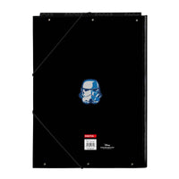 Pasta com argolas Star Wars Rebellion Preto A4 26 x 33.5 x 2.5 cm