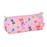 Estojo SuperKitties Cor de Rosa Turquesa 21 x 8 x 7 cm