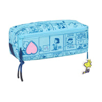 Estojo Snoopy Love Azul Claro 22 x 8,5 x 6 cm