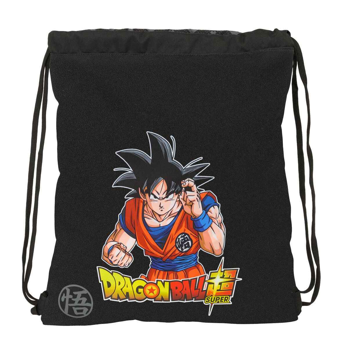 Saco Mochila com Cordas Dragon Ball Combat Preto 35 x 40 x 1 cm
