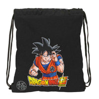 Saco Mochila com Cordas Dragon Ball Combat Preto 35 x 40 x 1 cm