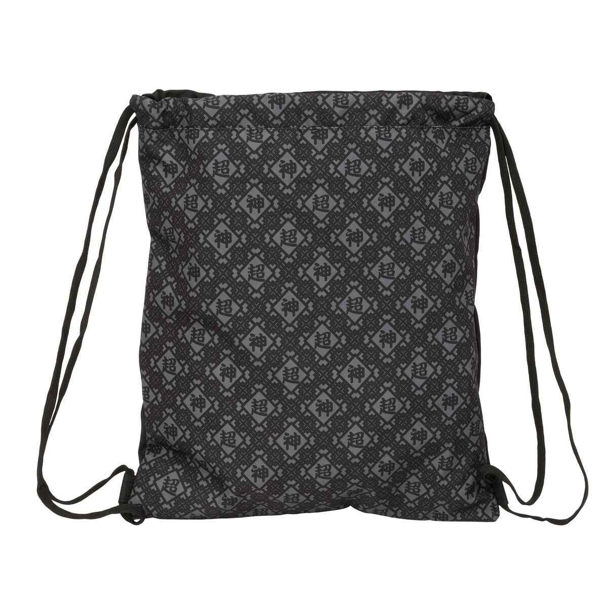 Saco Mochila com Cordas Dragon Ball Combat Preto 35 x 40 x 1 cm