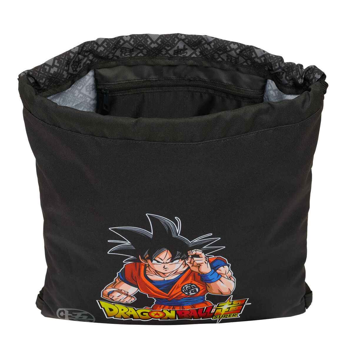 Saco Mochila com Cordas Dragon Ball Combat Preto 35 x 40 x 1 cm