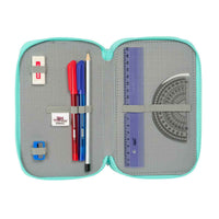 Estojo Triplo Na!Na!Na! Surprise Bunny Cor de Rosa Turquesa 12,5 x 19,5 x 5,5 cm 37 Peças