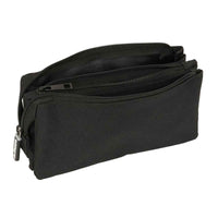 Malas para tudo triplas Kappa Dark Preto 22 x 12 x 3 cm