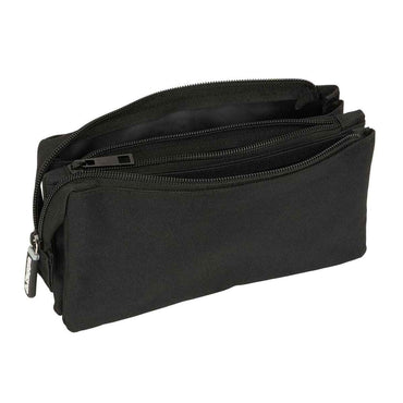 Malas para tudo triplas Kappa Dark Preto 22 x 12 x 3 cm