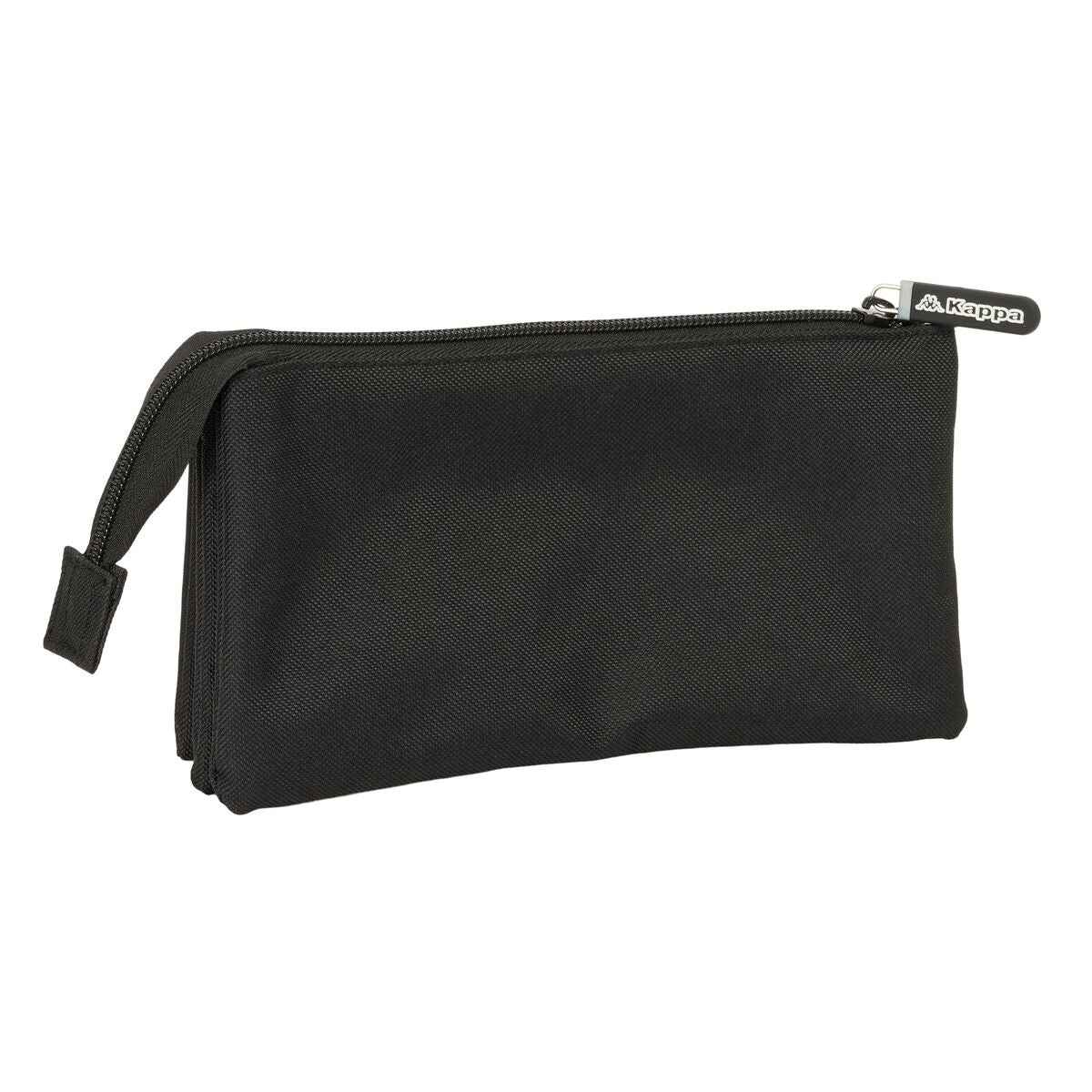 Malas para tudo triplas Kappa Dark Preto 22 x 12 x 3 cm