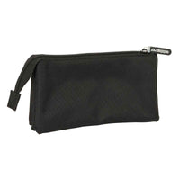 Malas para tudo triplas Kappa Dark Preto 22 x 12 x 3 cm