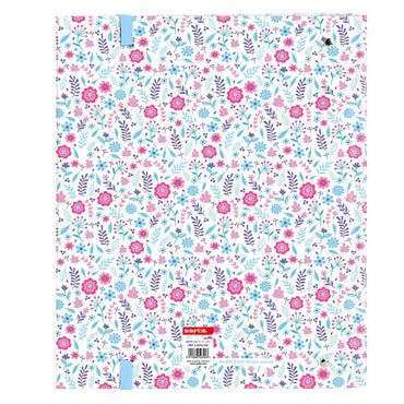 Pasta com argolas BlackFit8 Cool Multicolor 27 x 32 x 3.5 cm