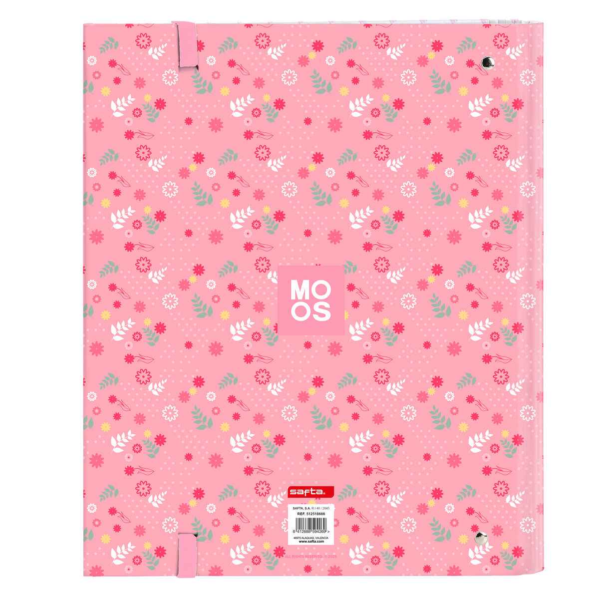 Pasta com argolas Moos Passion Multicolor 27 x 32 x 3.5 cm