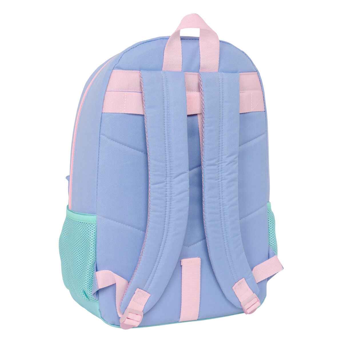 Mochila Escolar Munich Mellow Azul Cor de Rosa Celeste 30 x 46 x 14 cm