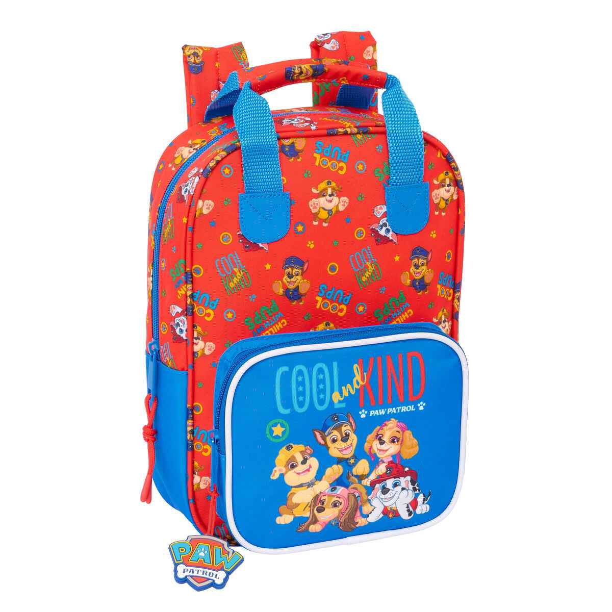 Mochila Infantil The Paw Patrol Cool Azul Vermelho 20 x 28 x 8 cm