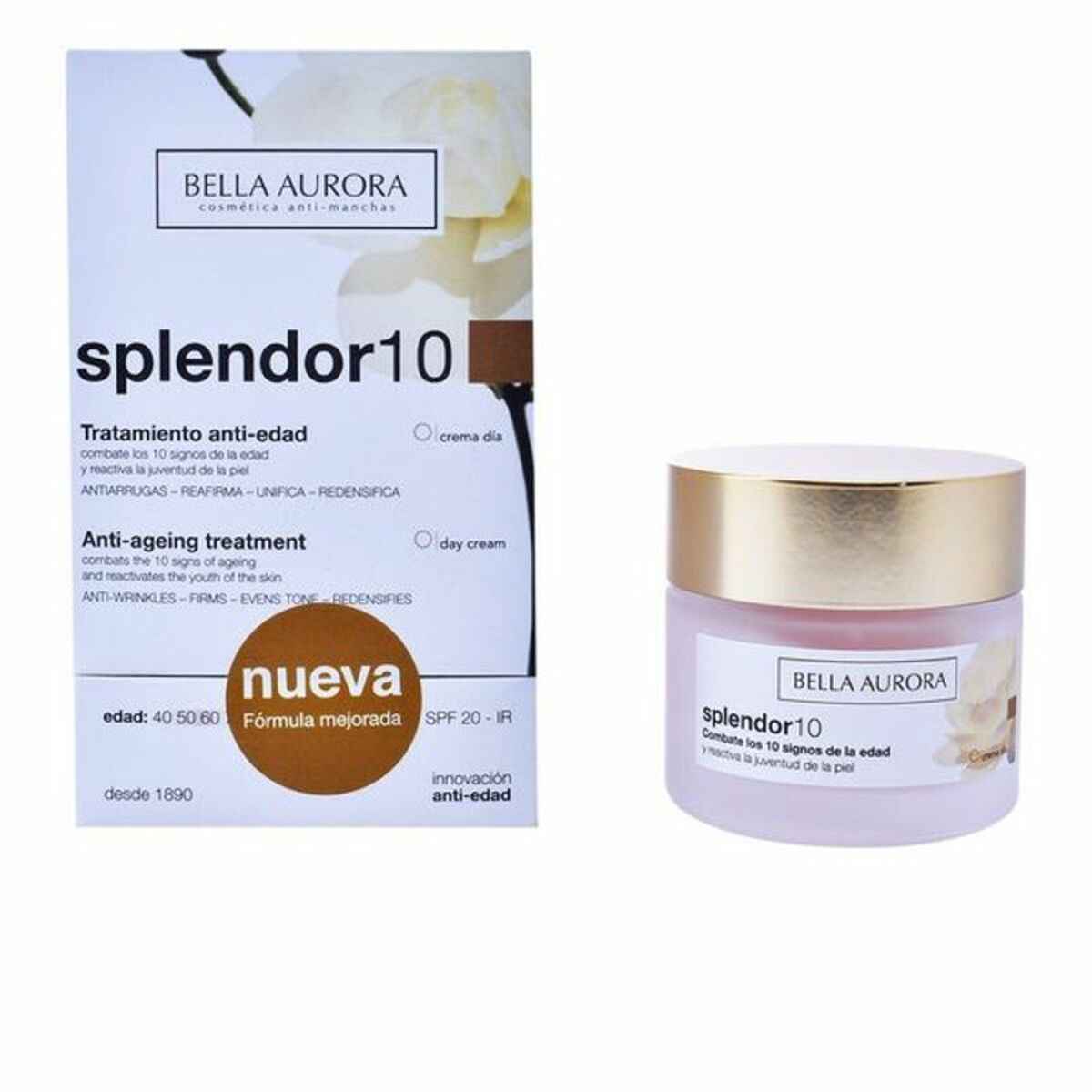 Creme Anti-idade Bella Aurora Splendor Spf 20 50 ml