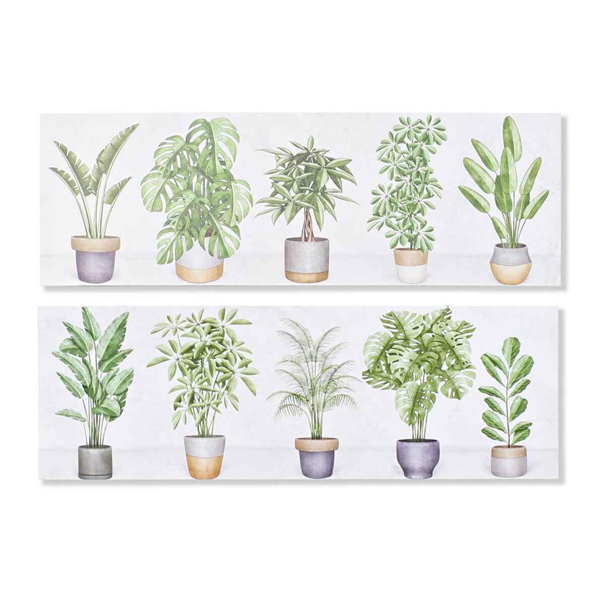Tela DKD Home Decor Pinheiro Tela 90 x 1,5 x 30 cm