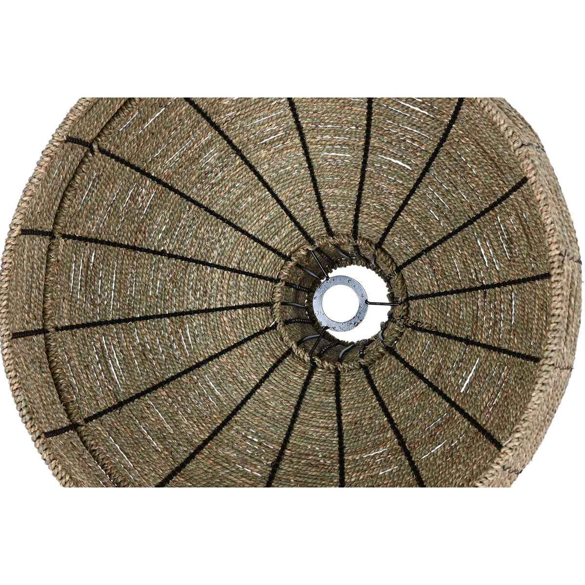 Abajur Home ESPRIT Castanho Fibra Natural 70 x 70 x 50 cm (3 Peças)