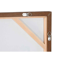 Pintura Home ESPRIT Preto Dourado Abstrato Urbana 100 x 4 x 100 cm (2 Unidades)