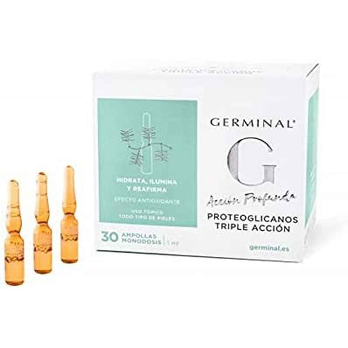 Tratamento Anti-Idade para Rosto e Pescoço Germinal Acción Profunda 1 ml 30 x 1 ml