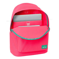 Mochila para notebook Nait Nait Fluor Cor de Rosa 31 x 41 x 16 cm