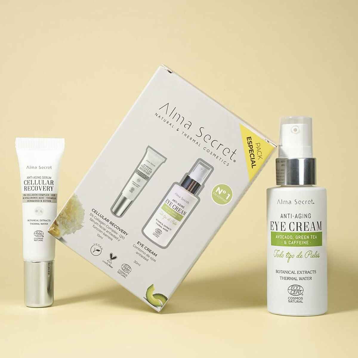 Conjunto de Maquilhagem Alma Secret FACIAL ALMA SECRET 2 Peças