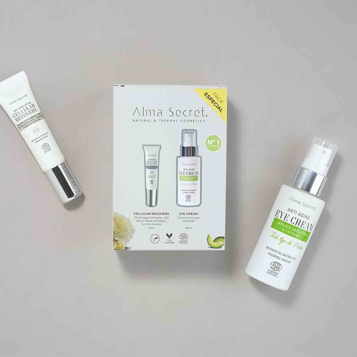 Conjunto de Maquilhagem Alma Secret FACIAL ALMA SECRET 2 Peças