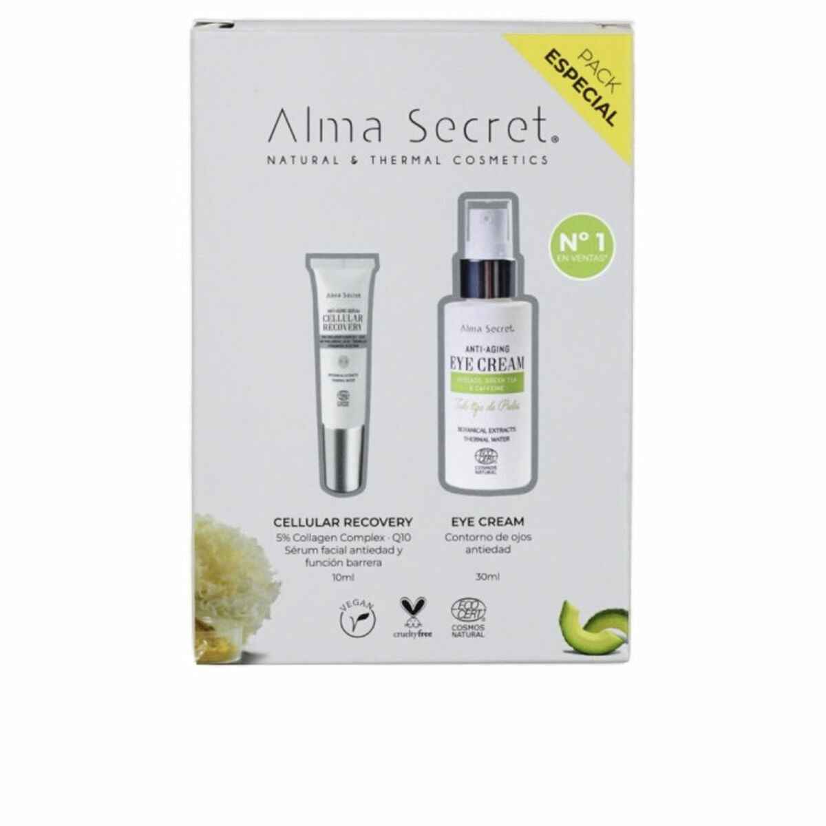 Conjunto de Maquilhagem Alma Secret FACIAL ALMA SECRET 2 Peças