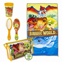 Conjunto de Higiene Infantil de Viagem Jurassic Park 4 Peças