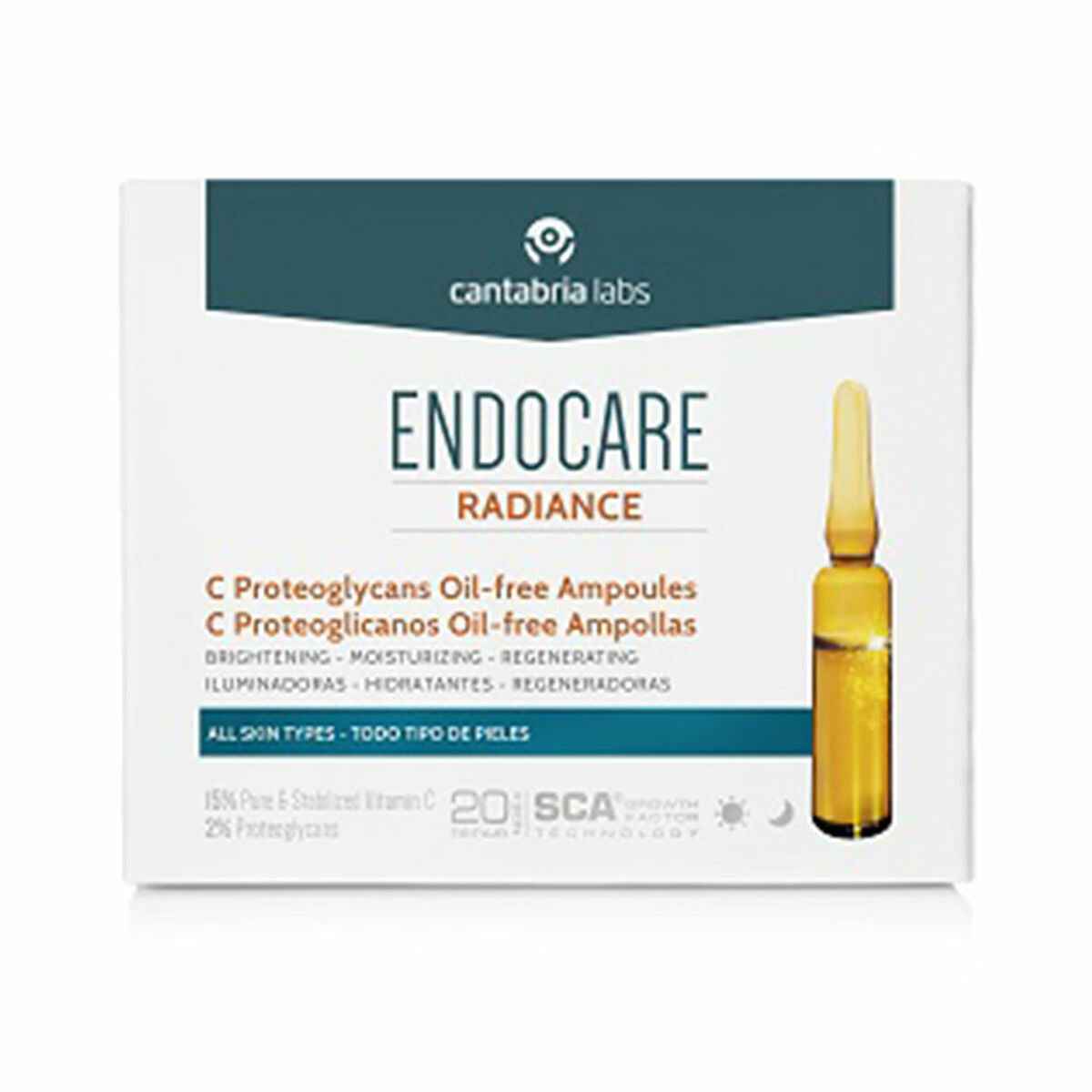 Ampolas Endocare Radiance Proteoglicanos 2 ml