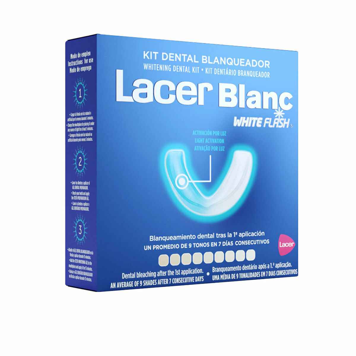 Kit de branqueamento Lacer Lacerblanc White Flash
