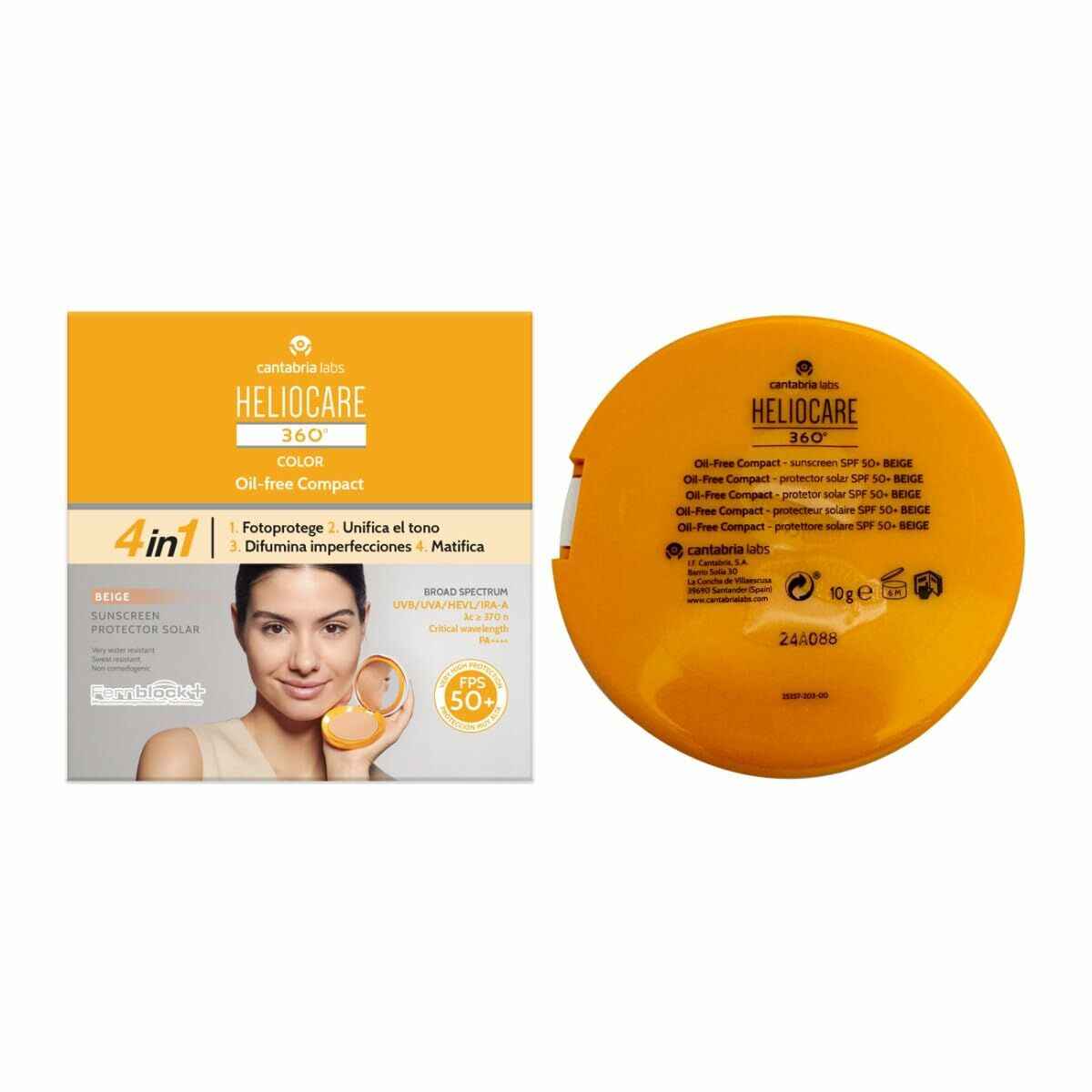 Protetor Solar Com Cor Heliocare HELIOCARE 360º Bege Spf 50 10 g