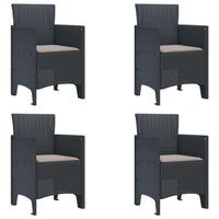 vidaXL Cadeira de Jardim 2 pcs Antracite 53 x 49 x 85 cm Polipropileno