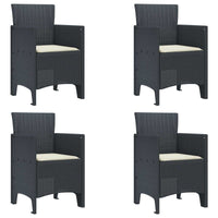 vidaXL Cadeira de Jardim 2 pcs Antracite 53 x 49 x 85 cm Polipropileno