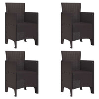 vidaXL Cadeira de Jardim 2 pcs Antracite 53 x 49 x 85 cm Polipropileno