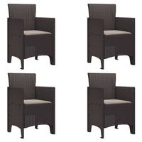 vidaXL Cadeira de Jardim 2 pcs Antracite 53 x 49 x 85 cm Polipropileno