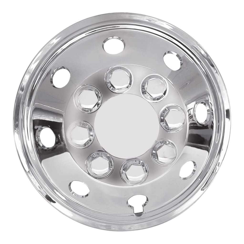 Carpoint Conjunto de tampões de roda esférico 38 cm cromado