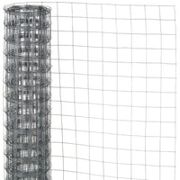 Nature Rede de arame quadrada 0,5x5 m 13 mm aço galvanizado