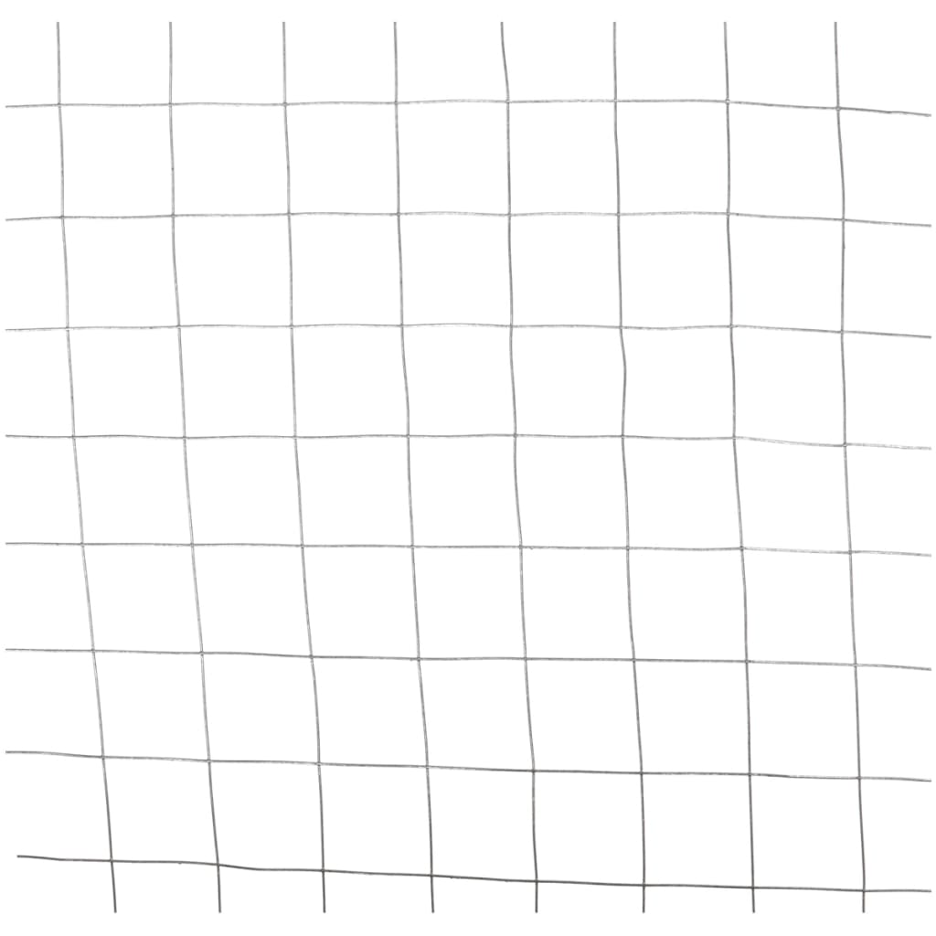 Nature Rede de arame quadrada 0,5x5 m 13 mm aço galvanizado