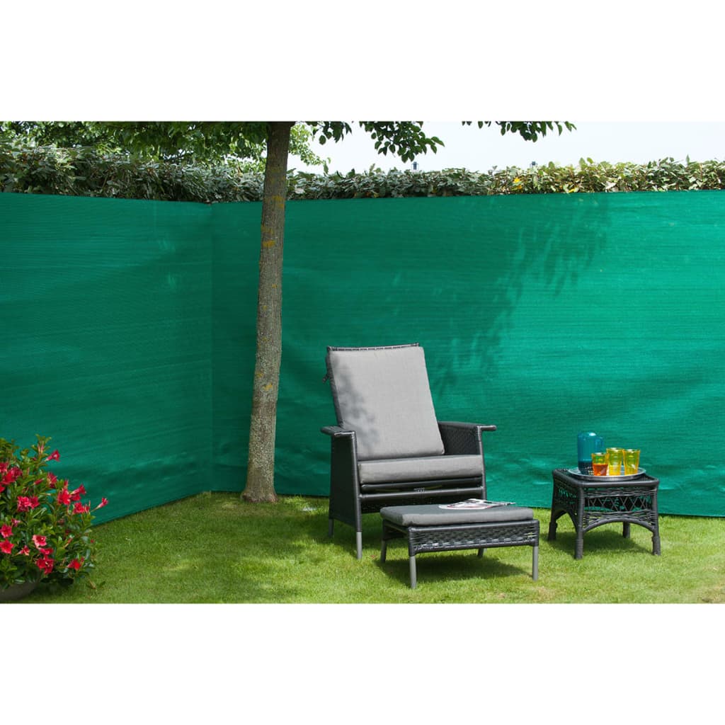 Nature Rede de ocultação para jardim PE 1,5x10 m verde