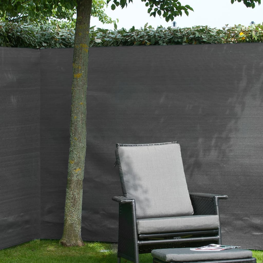 Nature Rede de ocultação para jardim PE 1,2x5 m antracite